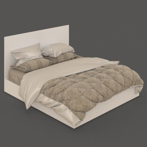 تخت خواب دونفره - دانلود مدل سه بعدی تخت خواب دونفره - آبجکت سه بعدی تخت خواب دونفره - دانلود مدل سه بعدی fbx - دانلود مدل سه بعدی obj -Bed 3d model - Bed 3d Object - Bed OBJ 3d models - Bed FBX 3d Models - 